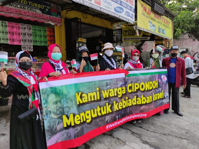 
					Dukungan Masyarakat Tangerang untuk Palestina Digelar di Sepanjang Jalan KH Hasyim Ashari Cipondoh