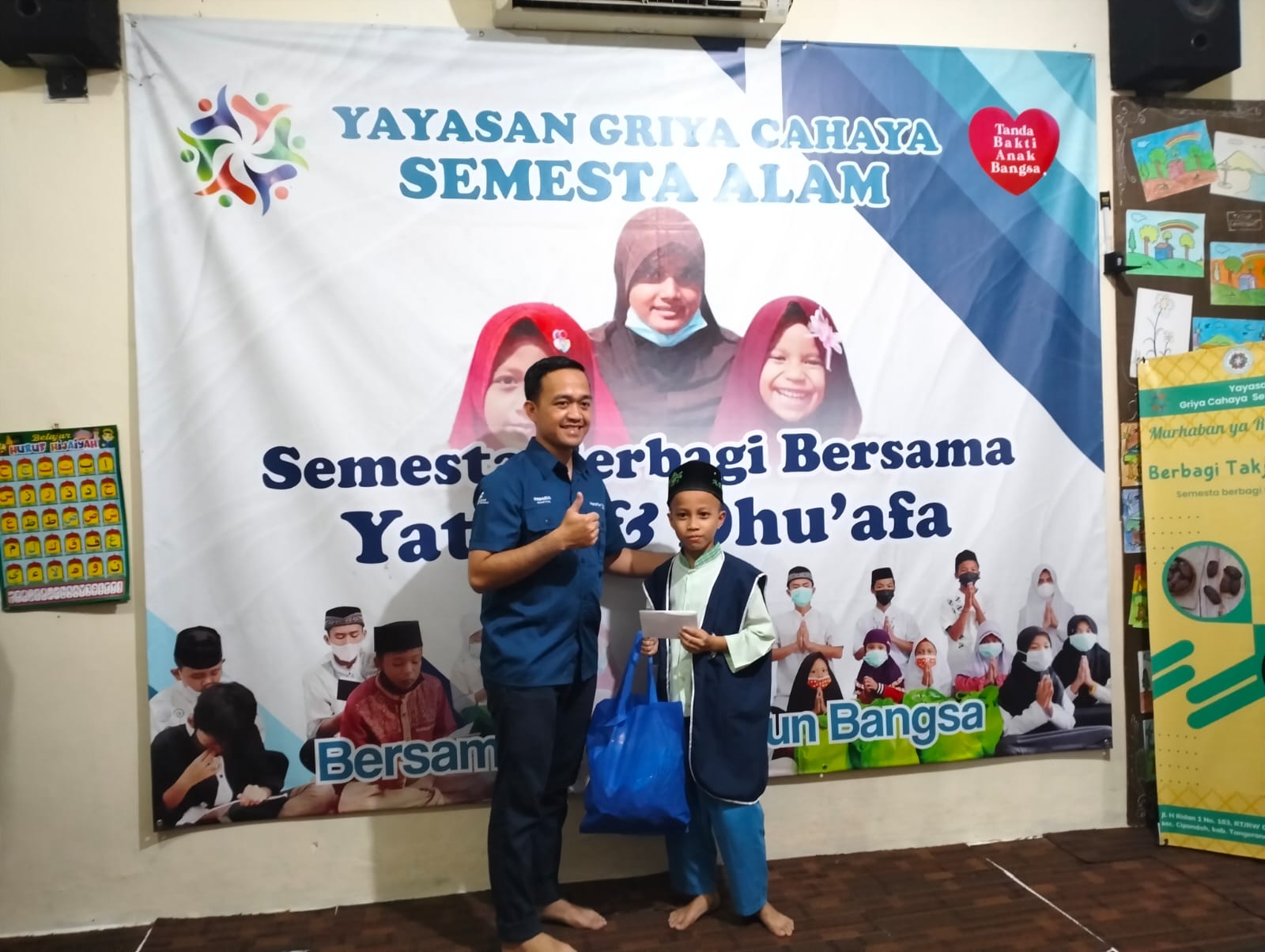 DPK PPNI Primaya Hospital Tangerang Santuni Puluhan Anak Yatim YGCSA di Cipondoh