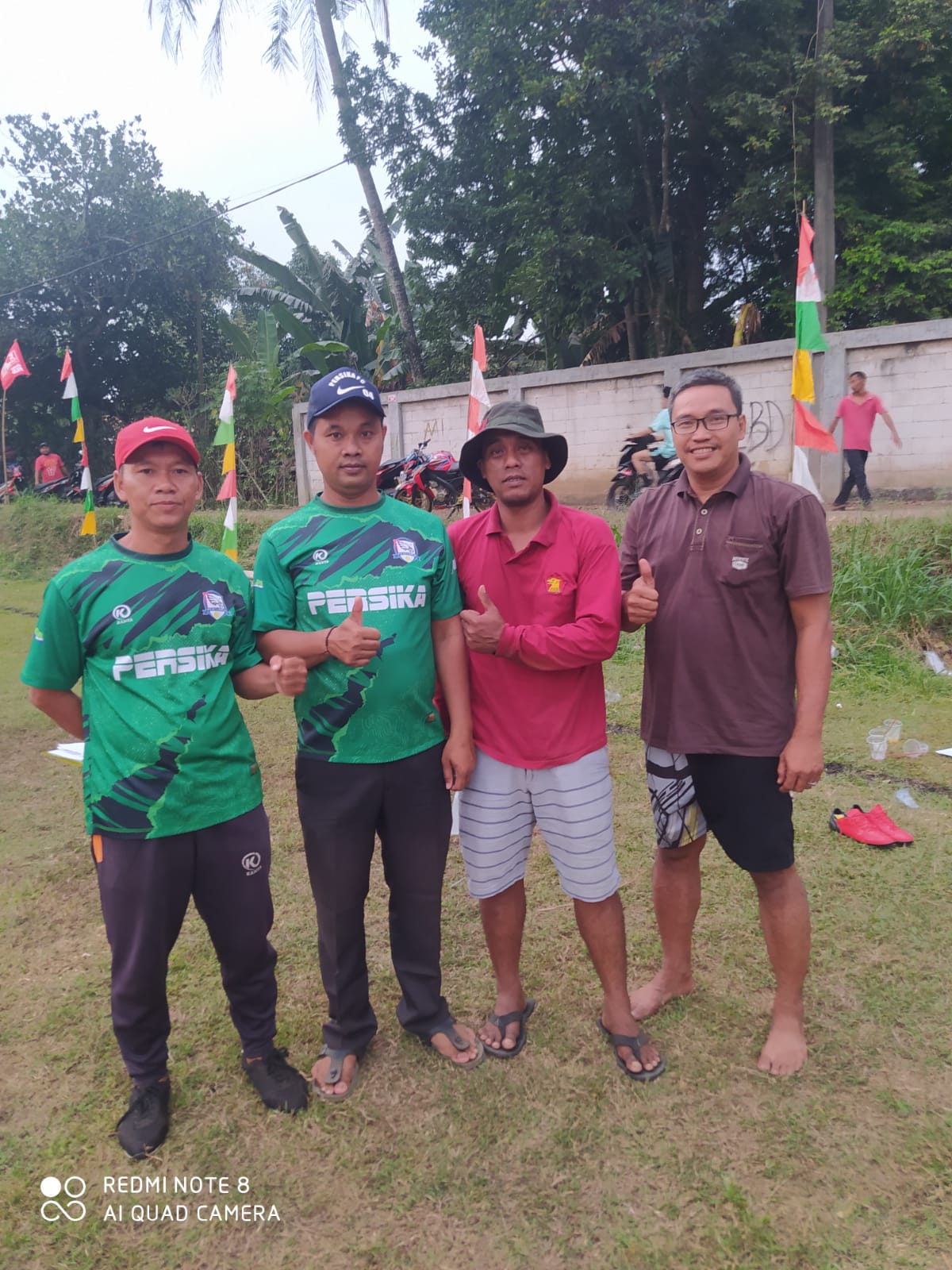 Jelang HUT ke-78 Kemerdekaan RI, Warga Lingkungan RW 04 Cibadung Gunungsindur Adakan Pertandingan Sepak Bola