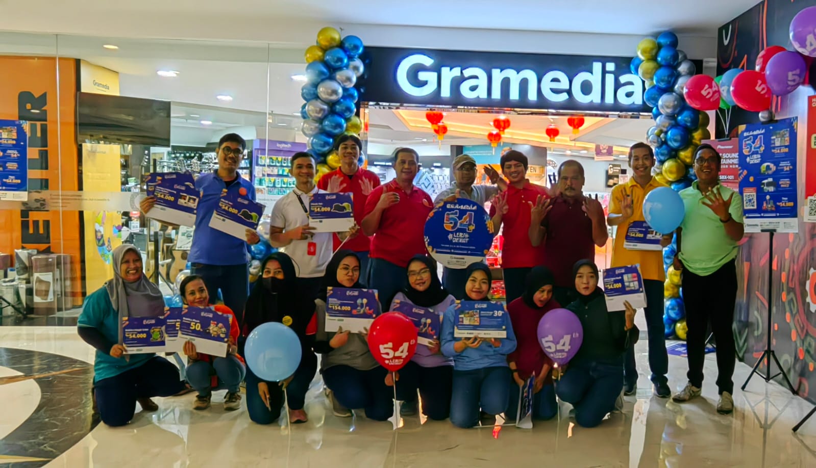 Gramedia Rayakan Ulang Tahun ke-54 dengan Semangat Literasi dan Kolaborasi