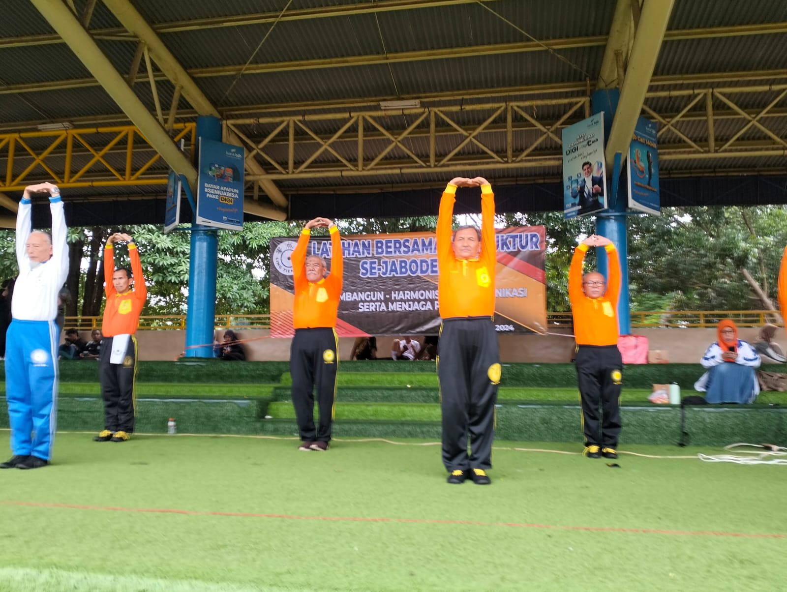 370 Instruktur Ling Tien Kung se-Jabodetabek Latihan Bersama di Lapangan Ahmad Yani Kota Tangerang