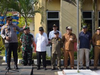 Pengamanan aset negara oleh Pemkot Tangerang yang dilakukan dengan pendekatan persuasif di Eks SDN Rawa Bokor, Kecamatan Benda.(ist)
