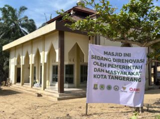 Salah satu masjid pasca bencana di Aceh yang berhasil direnovasi oleh Tim Peduli Aceh–Sumatera asal Kota Tangerang.(ist)