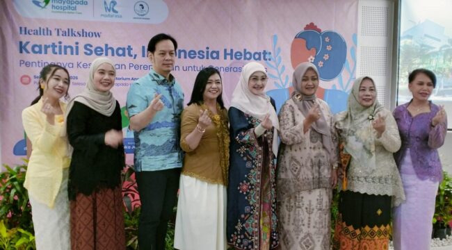 Suasana di acara talk show kesehatan di momen Hari Kartini di Mayapada Hospital Tangerang.(iwan)