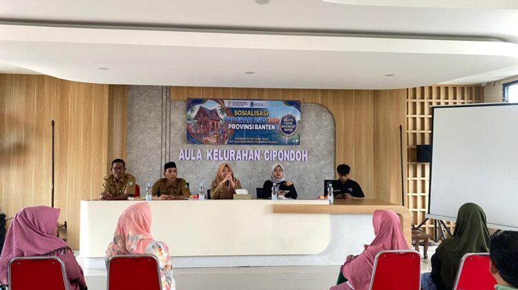 Sosialisasi program BSPS Provinsi Banten di Kelurahan Cipondoh, Kota Tangerang.(ist)