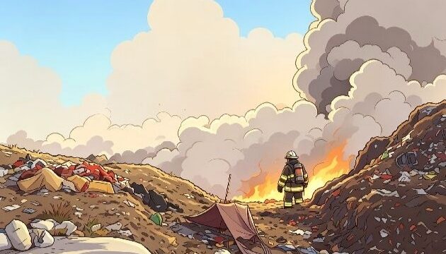 Ilustrasi TPA Jatiwaringin.(ist)