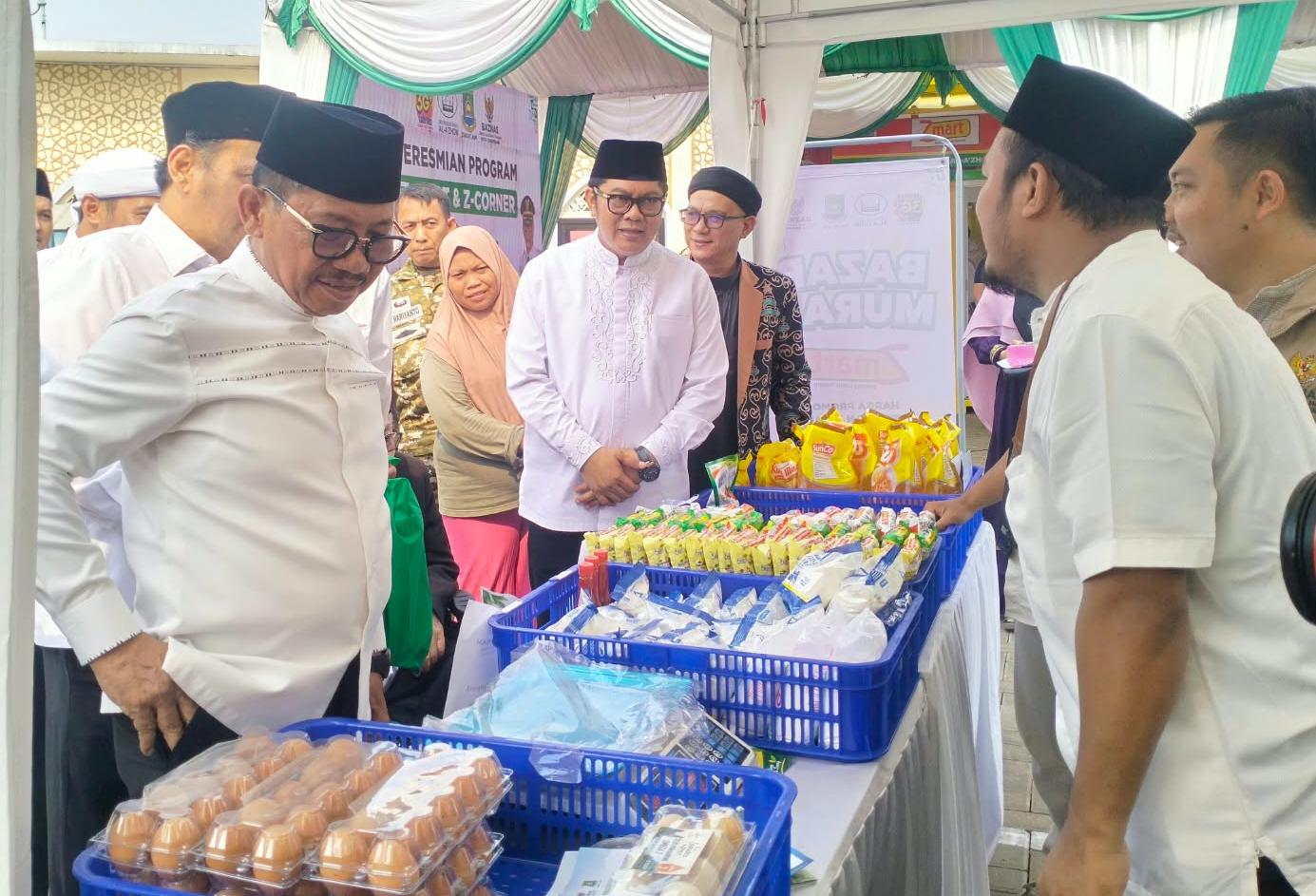 Mustahik Kota Tangerang Buka Toko Ritel Z-Mart di Masjid Raya Al-A'zhom